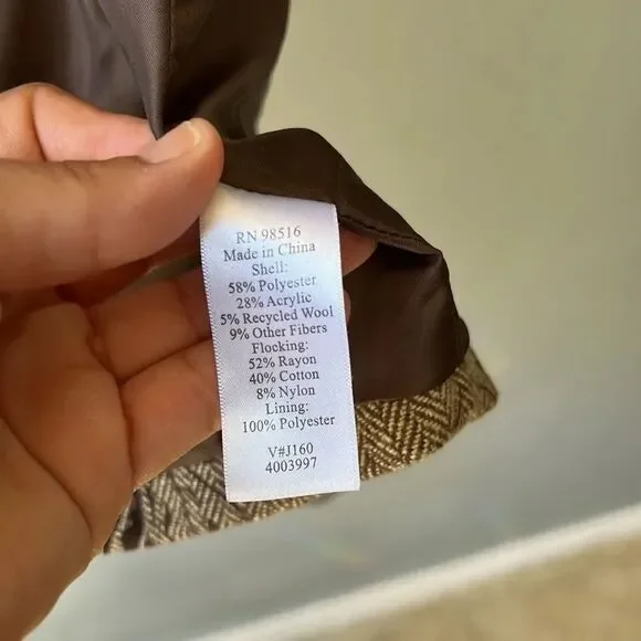 Coldwater Creek Flocked Tweed Blazer - Picture 6 of 8